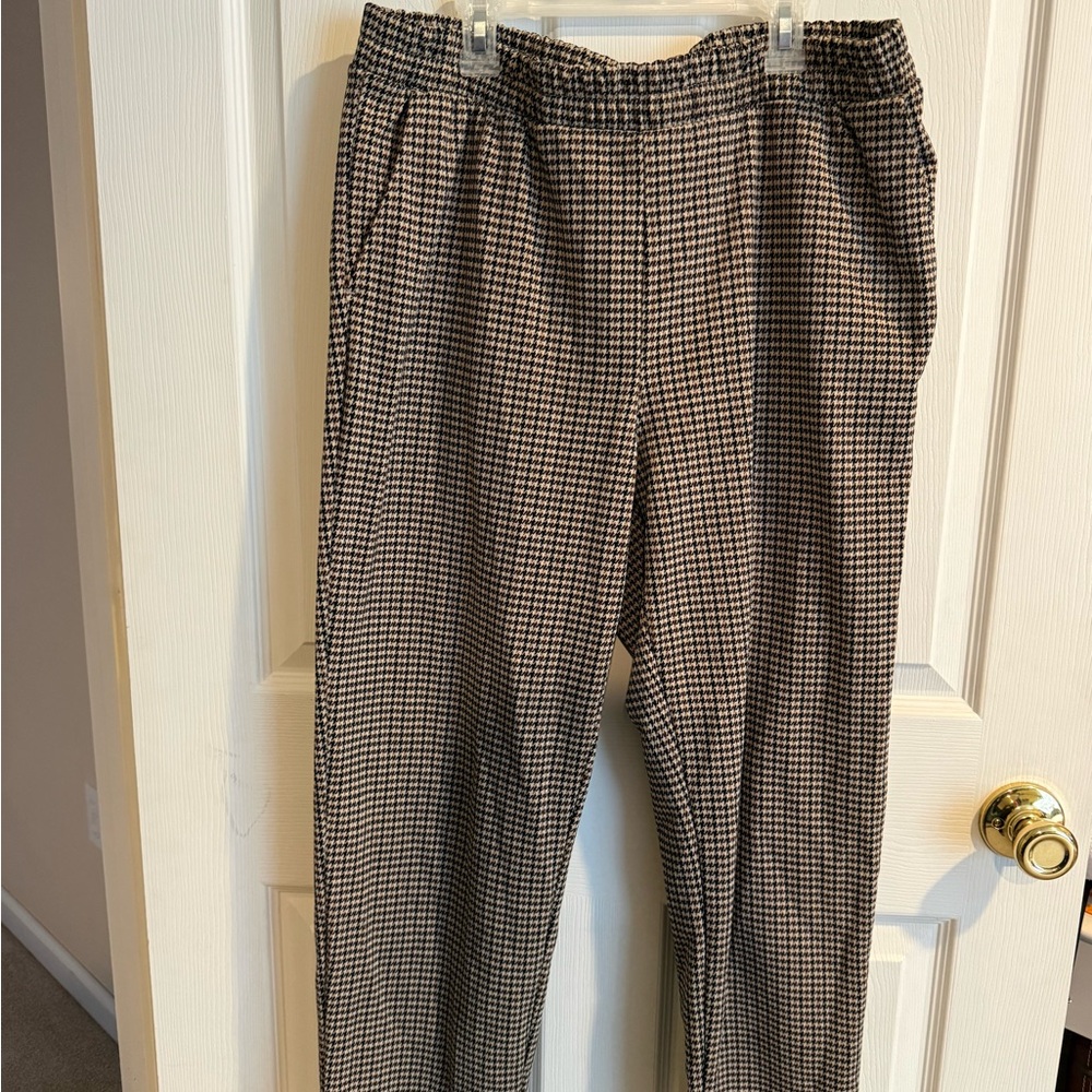 a new day Houndstooth Pants in Black and Cream